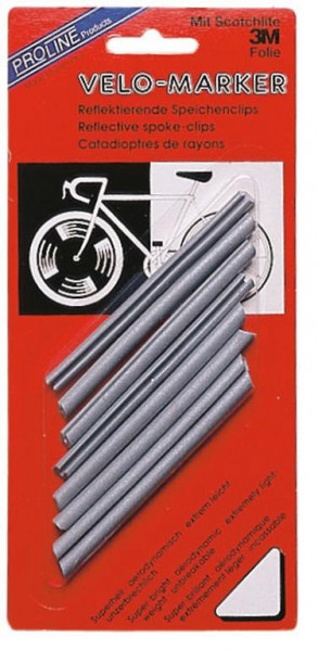 Radspeichenreflektoren Velo-Marker Set (8 Stück), für VR & HR