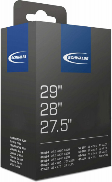 Schlauch Schwalbe DV19 27.5/28/29x1.50-2.40 40/62-584/635DV40mm