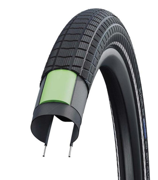Reifen Schwalbe Big Ben Plus 20x2.15" Schwarz mit Reflexstreifen