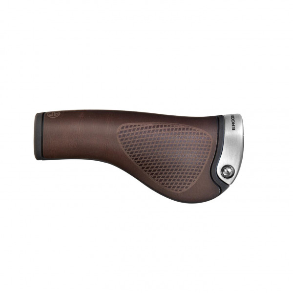 Ergon GP1 BioLeder brown (silberne Klemme)